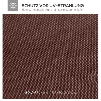 Gazebo Replacement Cover, Sun Shade, 2.93x2.93M, Coffee
