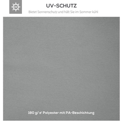 Replacement roof in polyester gazebo, 3x4M light grey