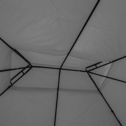 Replacement roof in polyester gazebo, 3x4M light grey