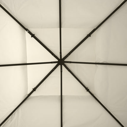 Metal Gazebo Replacement Roof, 3x3M, Cream Polyester
