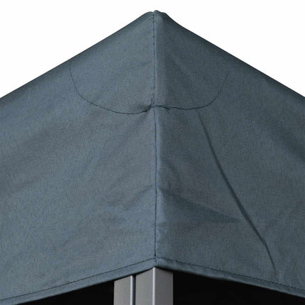 Carbon gray polyester roof for 3x3M Metal Gazebo