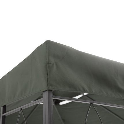 Dark gray 3x4M polyester roof replacement for gazebo