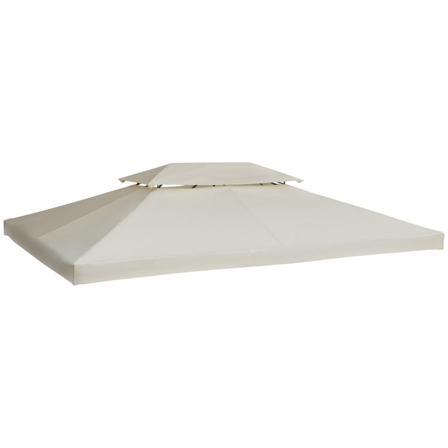 Creamy white polyester roof for 4x3M Metal Gazebo
