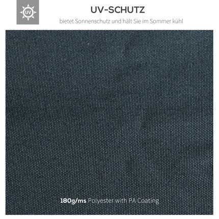 Charcoal gray polyester gazebo roof, 3x4M replacement