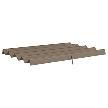 Retractable 2.85 x 2 m pergola roof, UV water resistant cover