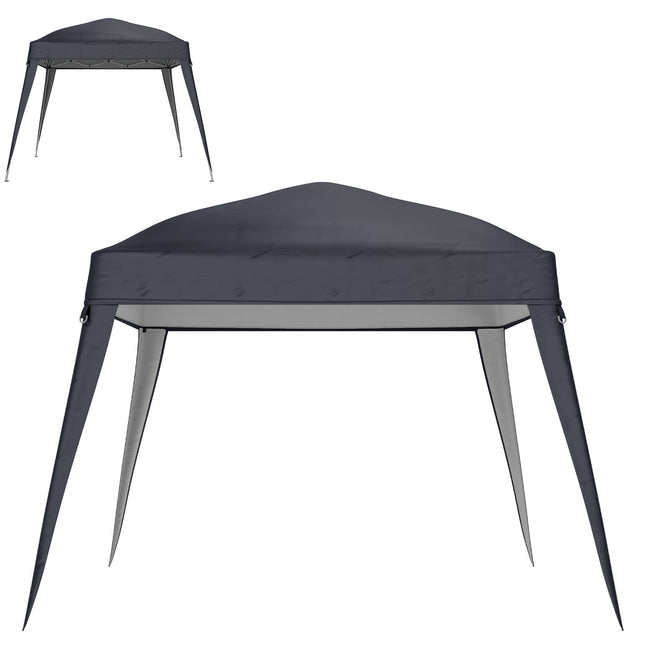 Dark gray 3x3m water-repellent pavilion replacement roof