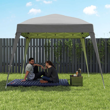 Vervangingsdak voor paviljoen 3x3 m, waterafstotend, stabiel, winterbestendig paviljoendak voor vouwpaviljoen, stormvaste partytent, vervangende hoes, afdekking met enkel dak, overkapping voor tuinpaviljoen, lichtgrijs