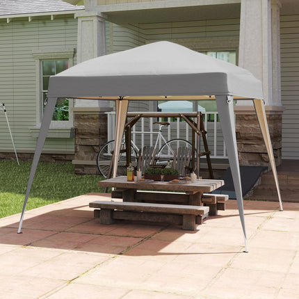 Vervangingsdak voor paviljoen 3x3 m, waterafstotend, stabiel, winterbestendig paviljoendak voor vouwpaviljoen, stormvaste partytent, vervangende hoes, afdekking met enkel dak, overkapping voor tuinpaviljoen, lichtgrijs
