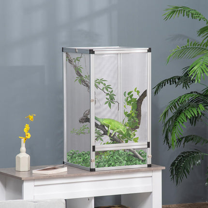 Reptile breeding box - Aluminum, 45x45x80 cm