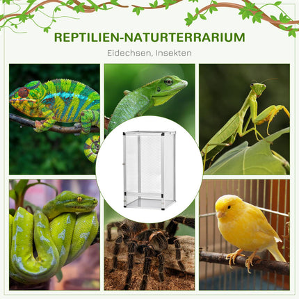 Reptile breeding box - Aluminum, 45x45x80 cm