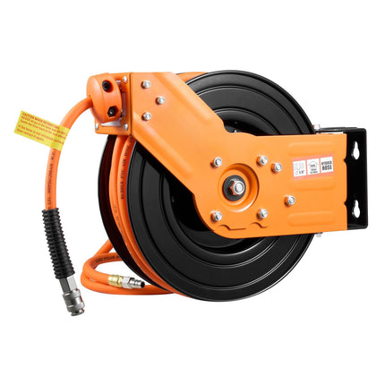 Retractable Air Hose Reel, 15 m 300 PSI, Auto Rewind