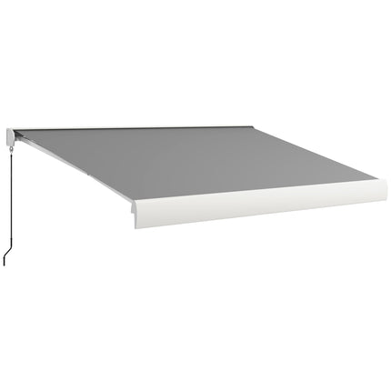 Retractable Awning, 395x300 cm, Remote & Manual Control
