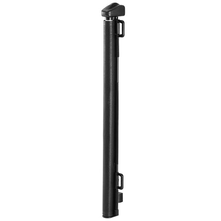 Retractable Baby Gate, 1430mm Wide, Locking Mesh, Black