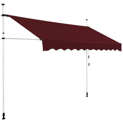 Retractable Balcony Awning, 300 cm, UV-Resistant, Adjustable