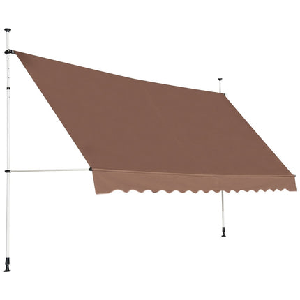 Retractable Balcony Awning, 400 cm, UV-Resistant, Adjustable