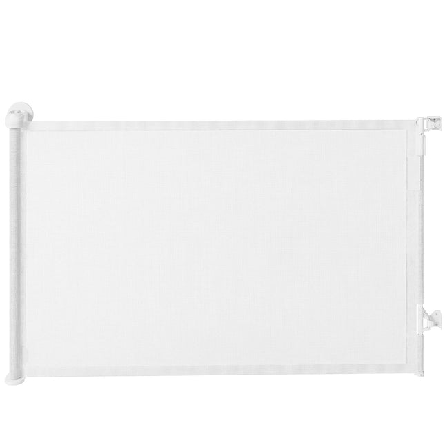 Retractable Dog Gate, 140 cm, Easy One-Hand Operation