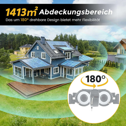 Retractable Garden Hose Reel, 30m Hose, Wall Mount Set