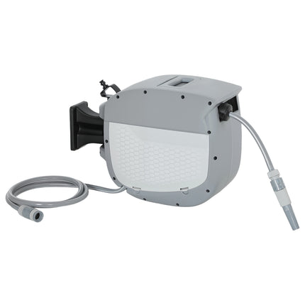 Retractable Garden Hose Reel with Wall Mount, 20m Hose