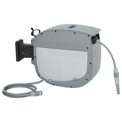 Retractable Garden Hose Reel with Wall Mount, 30m Length