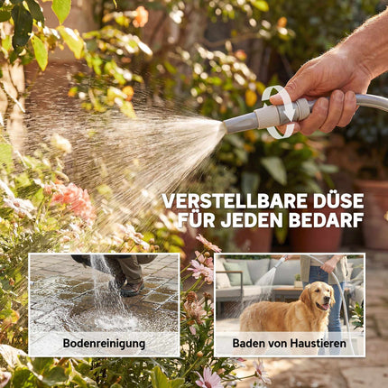 Retractable Garden Hose Reel with Wall Mount, 30m Length