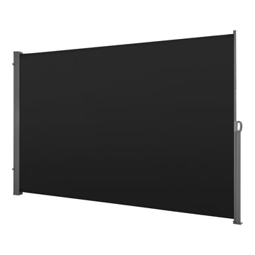 Retractable Side Awning 180x300 cm, Waterproof Privacy Screen
