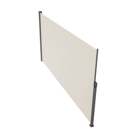 Retractable Side Awning 63x118 In, Waterproof UV30+ Beige