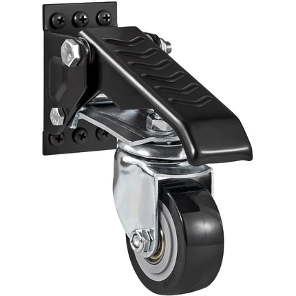 Retractable Workbench Caster Wheels Set of 4, 2.5 in, 360 Swivel