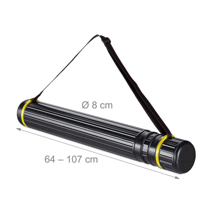 Retractable poster roll