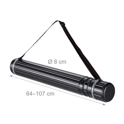 Retractable poster roll