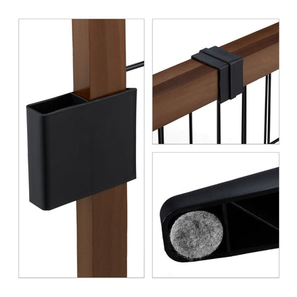 Retractable safety gate 71 cm high
