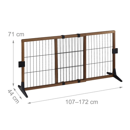 Retractable safety gate 71 cm high