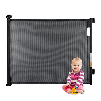 Retractable safety gate