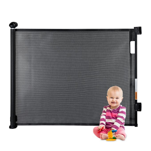 Retractable safety gate