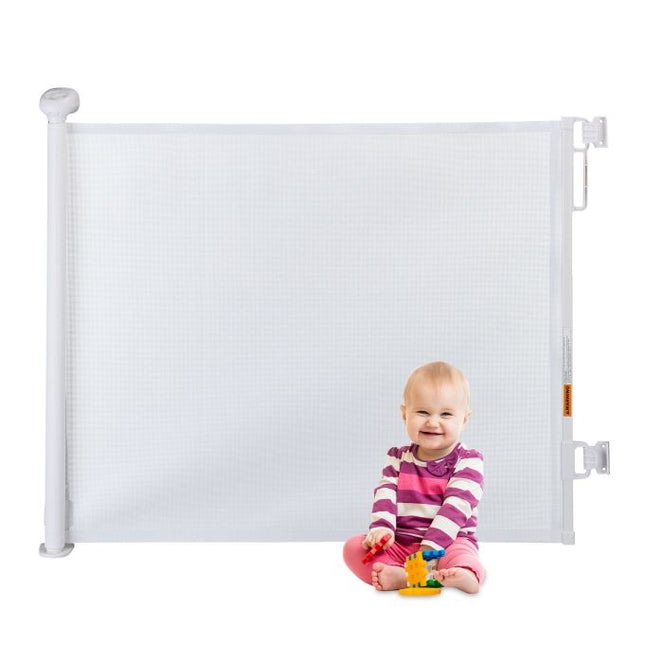 Retractable safety gate