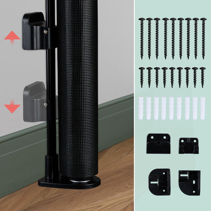 Retractable safety gate
