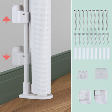 Retractable safety gate