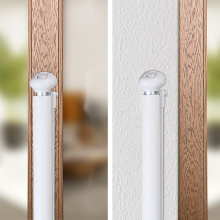 Retractable safety gate