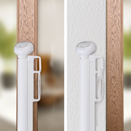 Retractable safety gate