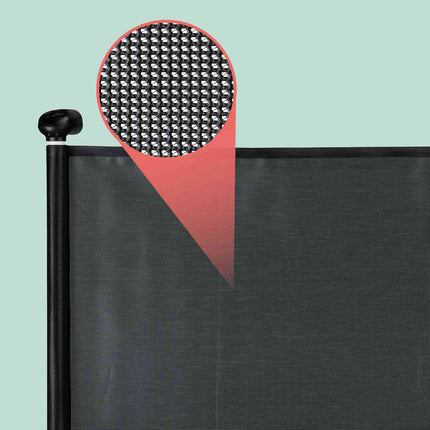 Retractable safety gate
