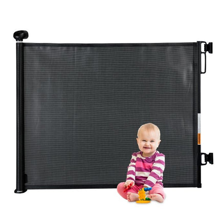 Retractable safety gate