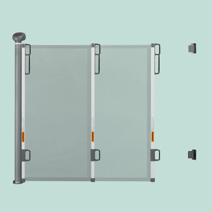 Retractable safety gate