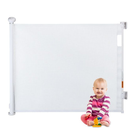 Retractable safety gate