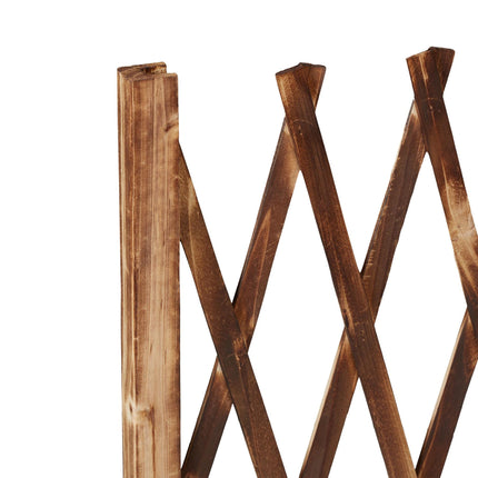 Retractable trellis natural