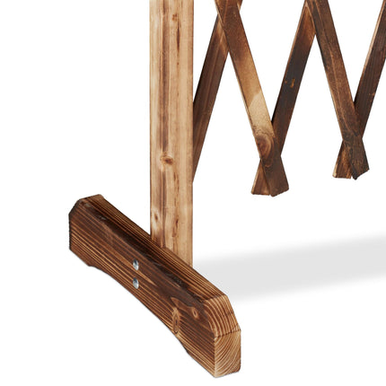 Retractable trellis natural