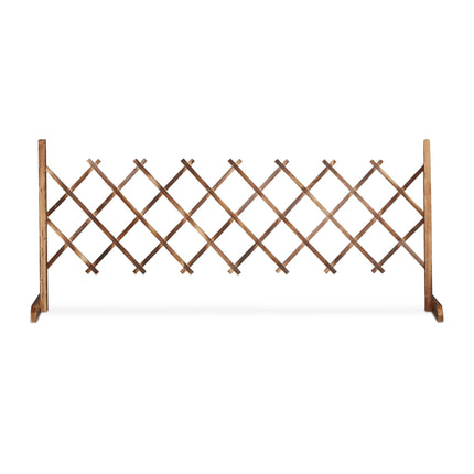 Retractable trellis natural