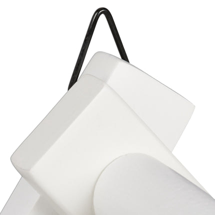 Retractable wall coat hanger in wood