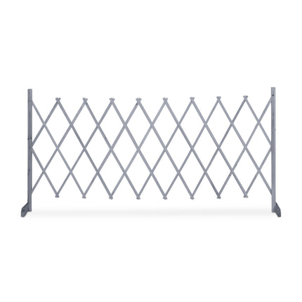 Retractable wooden trellis