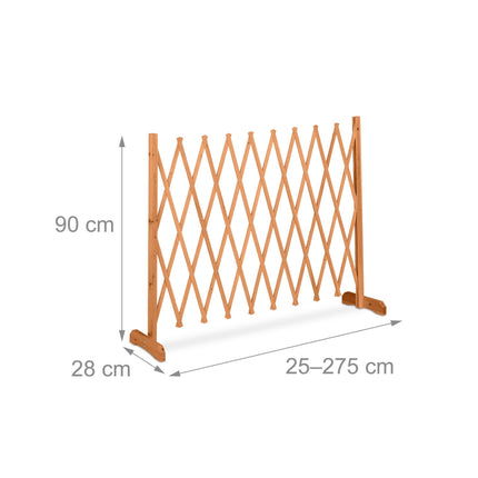 Retractable wooden trellis