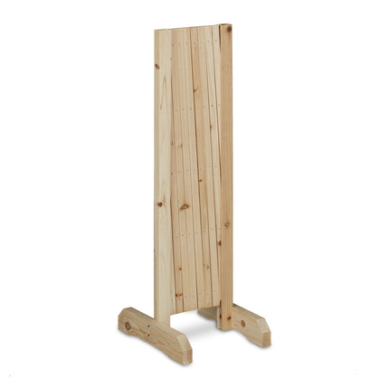 Retractable wooden trellis