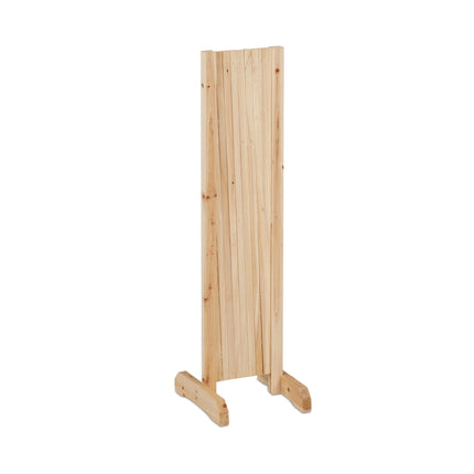 Retractable wooden trellis